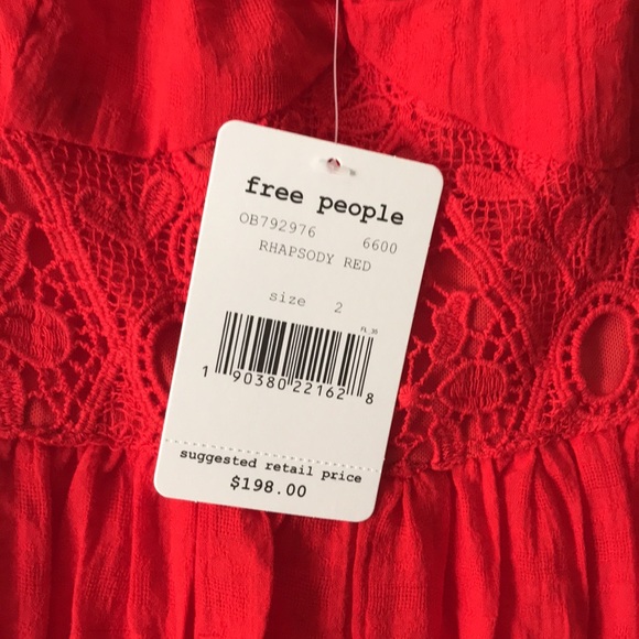 NEW Free People Caught Your Eye Maxi  - size 2 - Picture 7 of 7